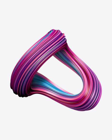Colored Abstrast Object PNG