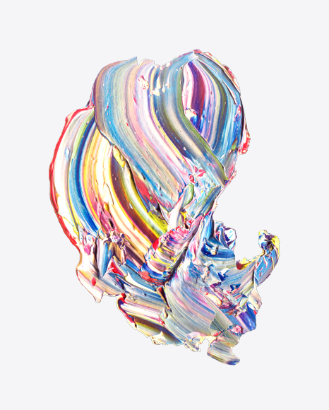 Colored Paint Stroke PNG