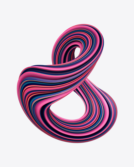 Colored Abstrast Object PNG