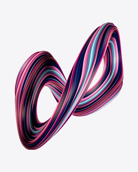 Colored Abstrast Object PNG