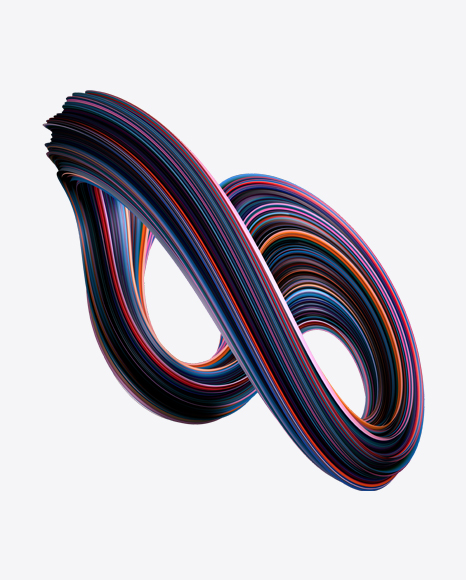 Colored Abstrast Object PNG