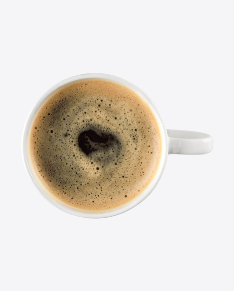 Black Coffee Cup