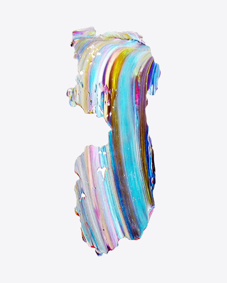 Colored Paint Stroke PNG