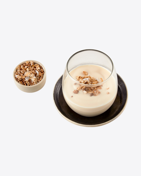 Yoghurt Glass with Granola - Breakfast Set