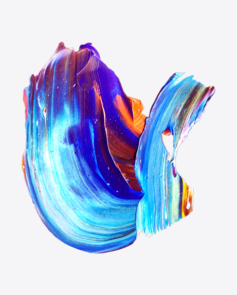 Colored Paint Stroke PNG