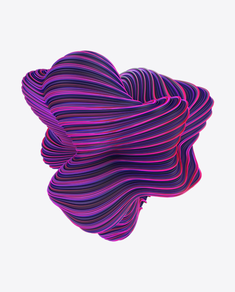 Colored Abstract Object PNG