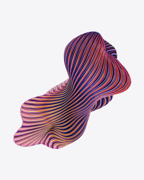 Colored Abstract Object PNG