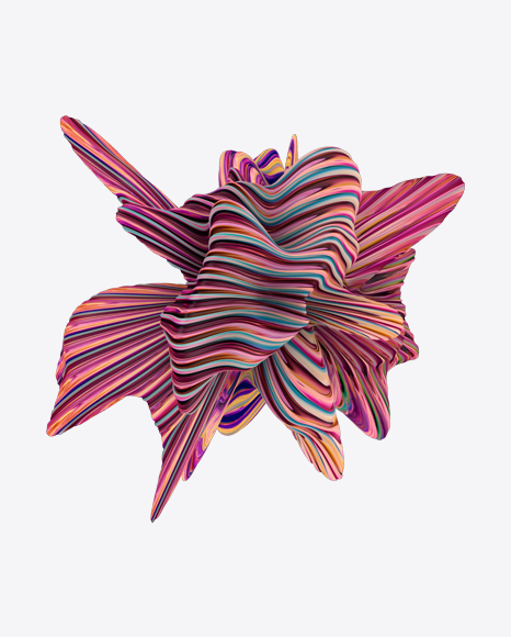 Colored Abstract Object PNG