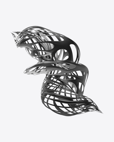 Gray Abstract Object PNG