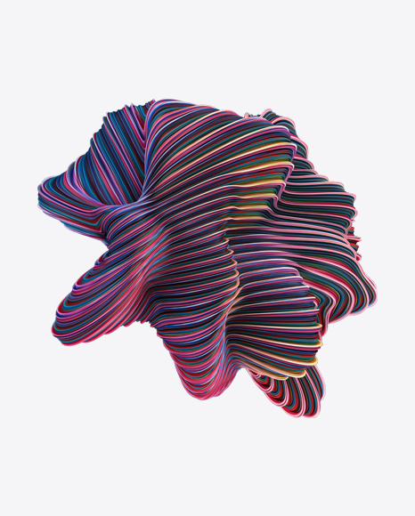 Colored Abstract Object PNG