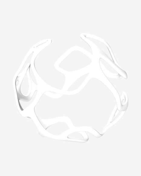 White Abstract Object PNG