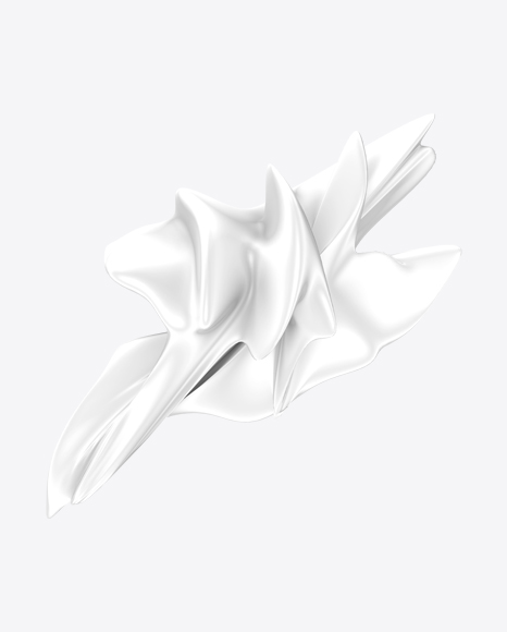 White Abstract Object PNG