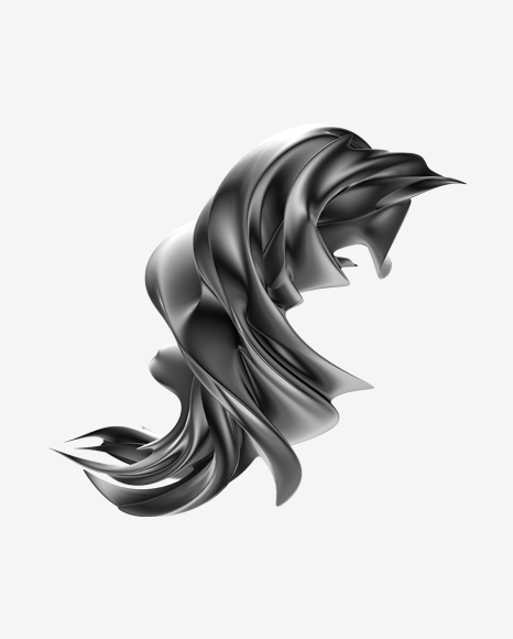 Gray Abstract Object PNG