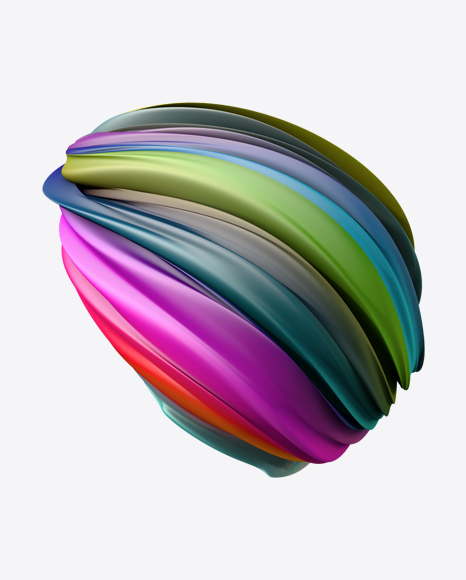 Colored Abstract Object PNG