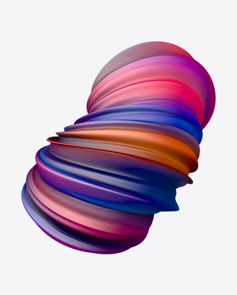 Colored Abstract Object PNG