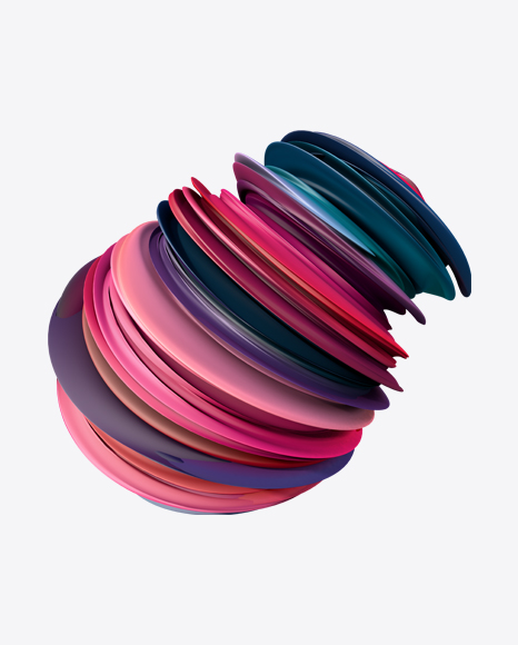 Colored Abstract Object PNG