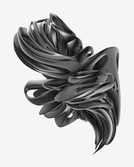 Gray Abstract Object PNG
