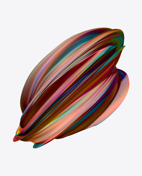 Colored Abstract Object PNG