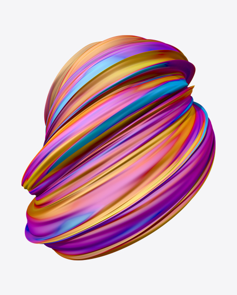 Colored Abstract Object PNG
