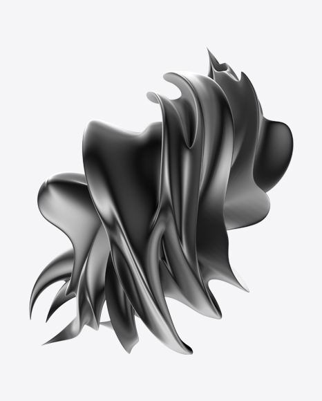 Gray Abstract Object PNG