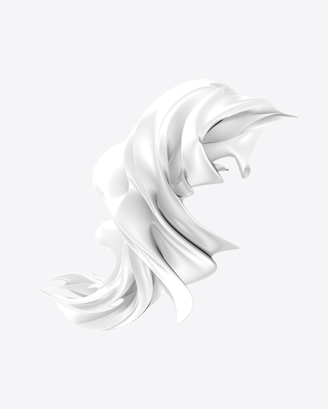 White Abstract Object PNG