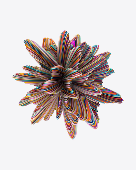Colored Abstract Object PNG