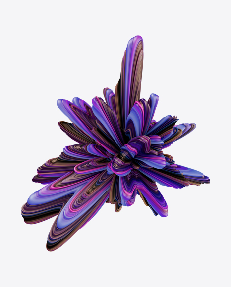 Colored Abstract Object PNG