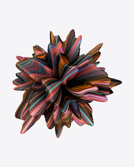 Colored Abstract Object PNG