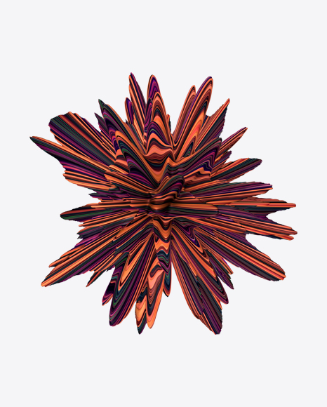 Colored Abstract Object PNG