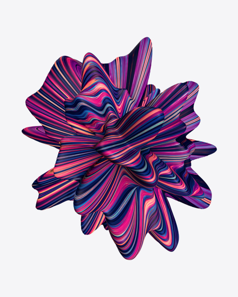 Colored Abstract Object PNG