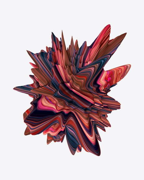 Colored Abstract Object PNG