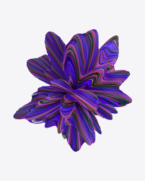 Colored Abstract Object PNG