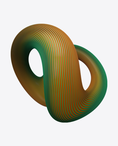 Colored Abstract Object PNG