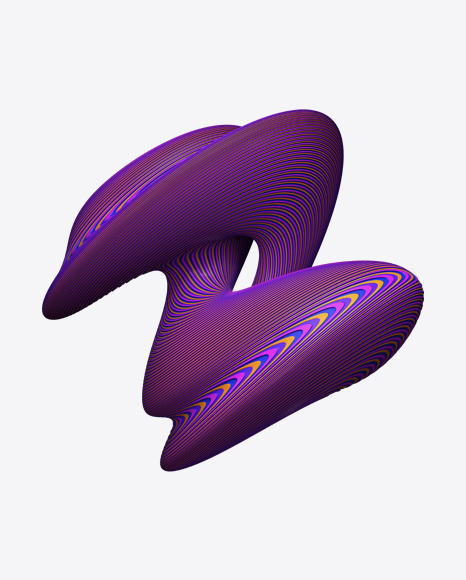 Colored Abstract Object PNG