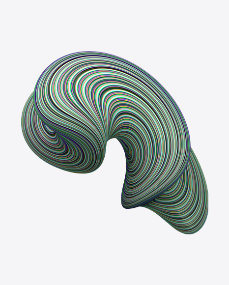 Colored Abstract Object PNG