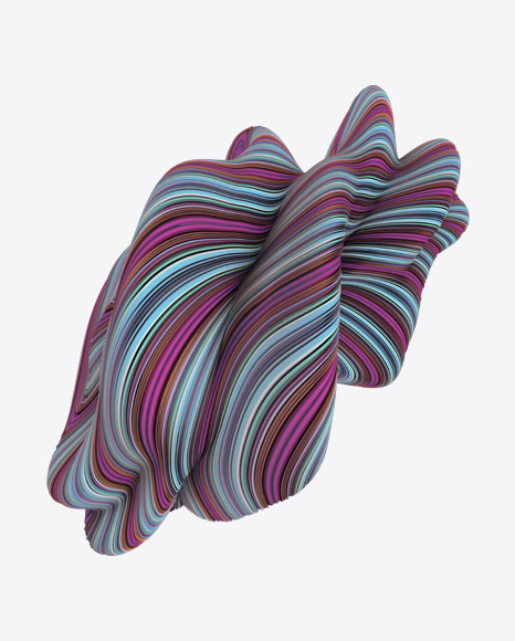 Colored Abstract Object PNG