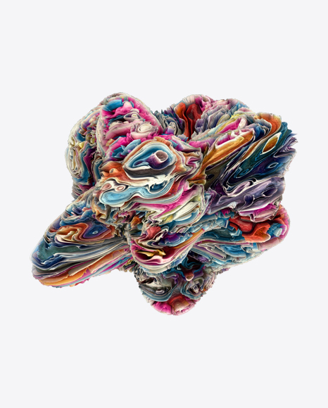Colored Abstract Object PNG