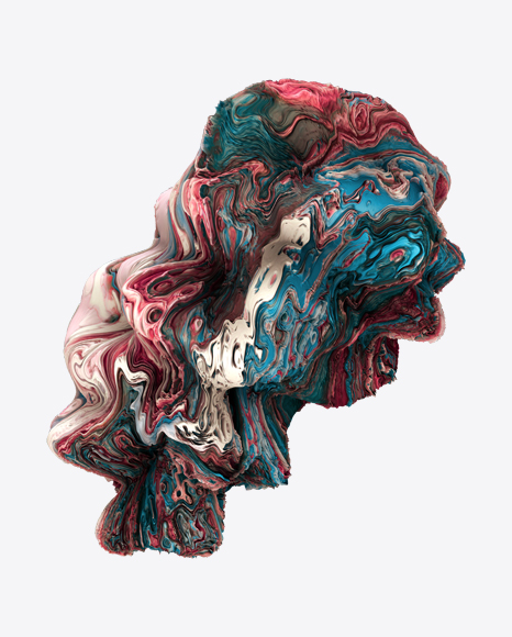 Colored Abstract Object PNG