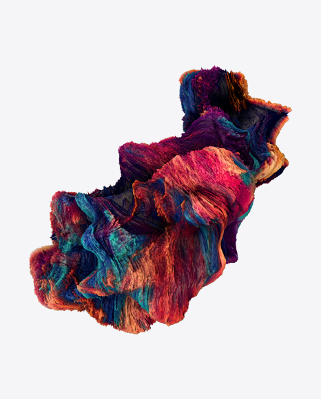 Colored Abstract Object PNG