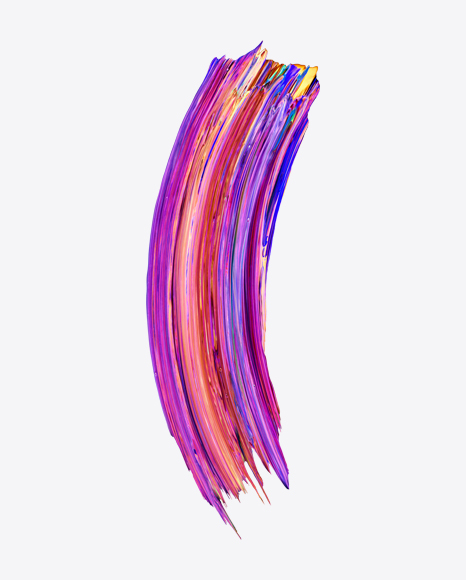 Purple-Pink Paint Stroke PNG