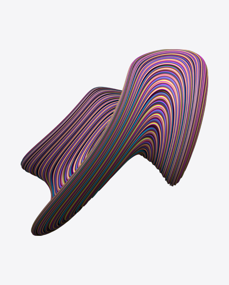 Colored Abstract Object PNG