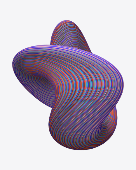 Colored Abstract Object PNG