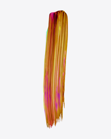Colored Neon Paint Stroke PNG