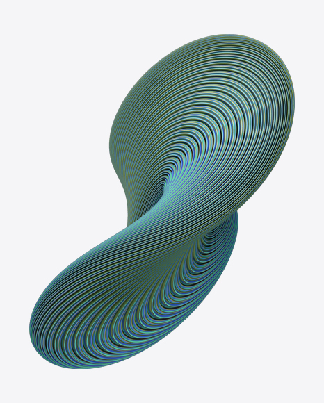 Colored Abstract Object PNG