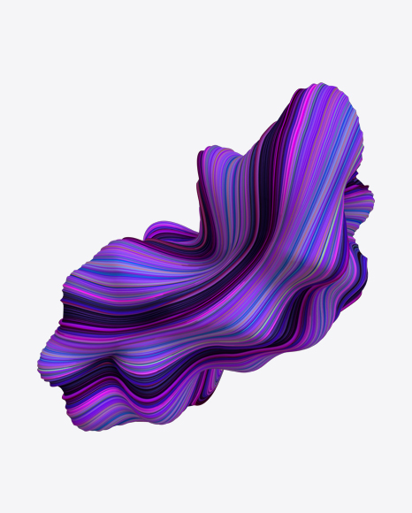 Colored Abstract Object PNG