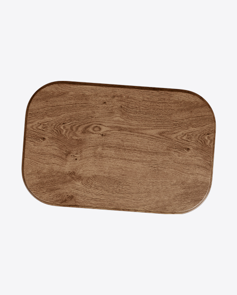 Dark Wooden Cutting Board PNG