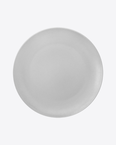 White Ceramic Plate
