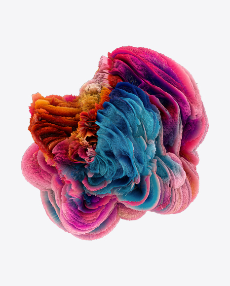 Colored Abstract Object PNG