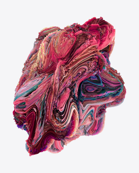 Colored Abstract Object PNG