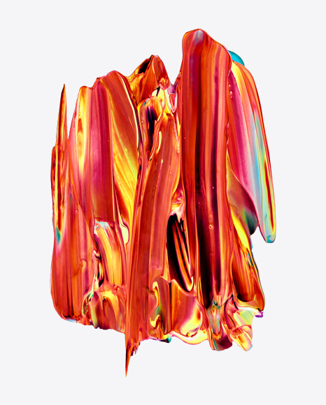 Colored Paint Stroke PNG